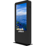 LDV65-EAO400L - Digital Signage LED 65" da pavimento da esterno IP55, risoluzione 4K UHD, formato 9 - 16, case metallico, sistema operativo Android, connettività LAN, gestione remota tramita piattaforma MPS - Dahua