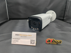 IPC-HFW3449T-ZS-IL Dahua Telecamera bullet IP 4 MP AI WizSense Smart Dual Light da interno/esterno IP67 ottica motorizzata 2.7~13.5 mm IR/warm light fino a 60 m 12 Vdc/PoE 