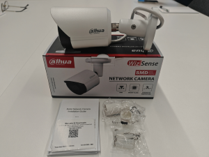 IPC-HFW2441S-S Dahua Telecamera bullet IP 4 MP Starlight da interno/esterno IP67 ottica fissa 3.6 mm IR fino a 30 m 12 Vdc/PoE