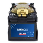 FSU965 Beta Cavi Giuntatrice touch screen a fusione per fibre ottiche monomodale e multimodale ad allineamento automatico a 6 motori con protezione agli urti in gomma. Include taglierina di precisione, pinza spela fibra e contenitore per alcool, bombolett