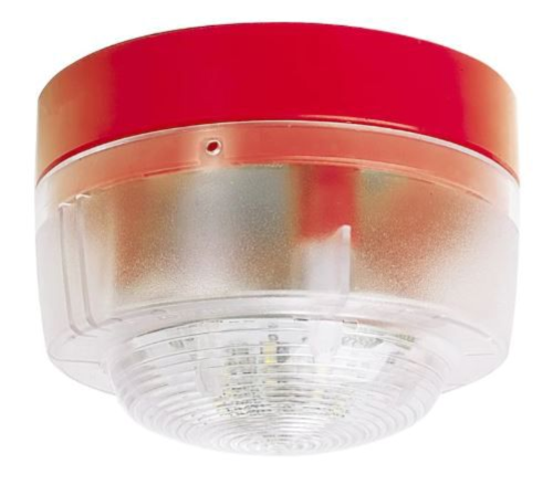 CWST-RR-W5 Notifier Lampeggiante convenzionale con LED rosso, completo di base alto profilo. IP 65. Il lampeggiante convenzionale è dotato di LED ad alte prestazioni, un’ottica avanzata e un innovativo design della lente, queste caratteristiche permettono