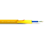 OFCSLOS2004CV1MA1-WR1000 Beta Cavi Cavo Cavo 4f monotubo armatura dielettrica OS2 G.657.A1 6.3 Duraflam Giallo Cca s1b d1 a1