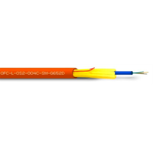 OFCSLOM2004CV1M-WR500 Beta Cavi Cavo MULTIMODALE OM2 4 FIBRE 6.3 Duraflam Arancione Cca s1b d1 a1