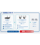 Promo installer Dahua WiFi NVR 8 ch IP/Wi-Fi 16 MP 1 HDD con 2 Eyeball e box di giunzione