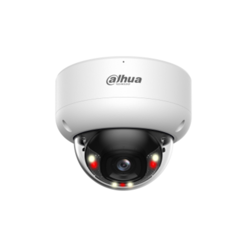 IPC-HDBW3249E-S-IL Dahua - Telecamera Dome IP AI Smart Dual Light 2 MP 2.8 mm IR/LED  40 m con microfono