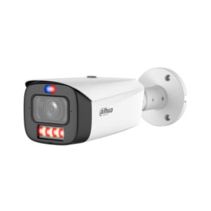 IPC-HFW3849T1-ZAS-PV-PRO Dahua Telecamera bullet IP 8 MP AI WizSense TiOC PRO WizColor con Smart Dual Light e deterrenza attiva da interno/esterno IP67 ottica motorizzata 2.7~12 mm IR/warm light fino a 60 m 12 Vdc/PoE+ 