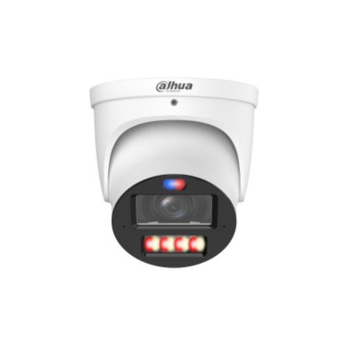 IPC-HDW3849H-ZAS-PV-PRO Dahua Telecamera eyeball IP 8 MP AI WizSense TiOC PRO WizColor con Smart Dual Light e deterrenza attiva da interno/esterno IP67 ottica motorizzata 2.7~12 mm IR/warm light fino a 50 m 12 Vdc/PoE+