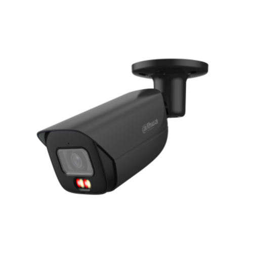 IPC-HFW3449E-S-IL-B Dahua Telecamera bullet IP 4 Mp AI WizSense Smart Dual Light da interno/esterno IP67 ottica motorizzata 2.7~13.5 mm IR/warm light fino a 60 m 12 Vdc/PoE Nera