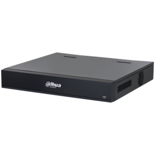 NVR5432-16HP-XI/Pro Dahua NVR AI Dahua WizMind Xinghan 32 canali fino a 32MP, banda 512 Mbps e H.265+. Con 16 porte PoE, supporta 4 HDD fino a 20TB, 4 uscite video e AI avanzata (perimetrale, face recognition, SMD Plus, AcuPick, metadati).