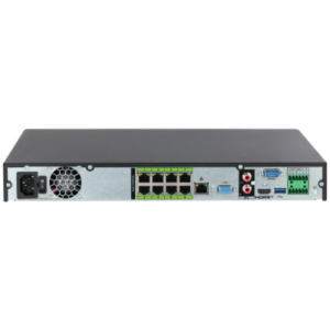 NVR5208-8P-XI/Pro Dahua Dahua NVR AI Dahua WizMind Xinghan 8 canali fino a 32MP, banda 512 Mbps e H.265+. Con 16 porte PoE, supporta 2 HDD fino a 20TB, uscita VGA/HDMI e AI avanzata (perimetrale, face recognition, SMD Plus, AcuPick, metadati)