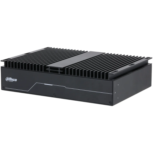 NVR4108-WT Dahua NVR AI Dahua WizMind Industrial 8 canali fino a 16MP, banda 256 Mbps e H.265+. Supporta 1 HDD fino a 20TB, doppia LAN e uscite VGA/HDMI. AI integrata (perimetrale, face recognition, SMD Plus). Design robusto -40°~70°C