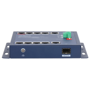 CHS4110-8ET-90-F - Switch cloud managed con 10 porte (8 PoE 10/100 Mbps <90 W + 1 Gigabit 10/100/1000 Mpbs uplink + 1 RJ-45 10/100/1000 Mbps / SFP 1000 Mbps uplink (combo) capacità switching 5.6 Gbps, rate inoltro pacchetti 4.17 Mpps, alimentatore incluso