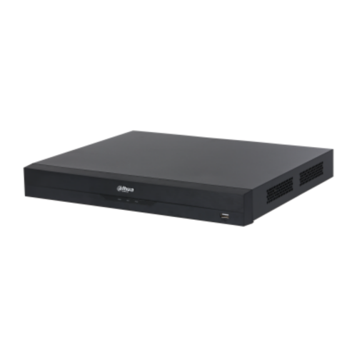 XVR5216A-4KL-I3/T Dahua XVR AI WizSense 16 canali HDCVI/CVBS/TVI/AHD o 32 canali IP a 8 MP 2 uscite video 16 ingressi e 3 uscite allarme, 4/16 ingressi RCA/BNC e 1 uscita RCA audio bidirezionale 2 dischi SATA 1 porta RJ-45 