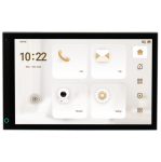 VTH5741A-WP - Postazione interna IP wifi con finitura nera, display 10 touch screen capacitivo, sistema operativo su base LINUX, 8 in e 1 out allarme, alimentazione 12Vdc o PoE standard - Dahua
