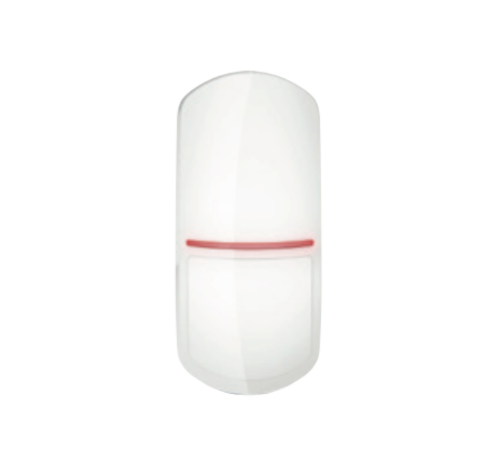 SLIM-DUAL-PRO-BUS Satel Rilevatore di movimento doppia tecnologia PIR + MW con antimascheramento IR attivo e interfaccia bus RS485. Sensore di temperatura integrato. Certificazione EN 50131 Grado 3. Area di rilevamento: 20 Ã— 24 m (90Â°).