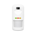 AOCAM-200 Satel Rilevatore di movimento da esterno doppia tecnologia PIR+MW (banda K) con fotocamera wireless, portata 16 mt, pet immunity, crepuscolare e sensore di temperatura integrati. Colore bianco