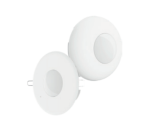 SLIM-R-DUAL Satel Rilevatore di movimento doppia tecnologia PIR + MW per soffitto, versione incasso. Certificazione EN 50131 Grado 2. Area di rilevamento: Ã¸ 8 m / 50 mÂ² (altezza 2,4 m) o Ã¸ 9,3 m / 68 mÂ² (altezza 4 m). LED con 4 colori selezionabili.