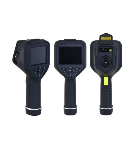 PFI-HS45-TB10F4 Dahua Termoscanner ibrido manuale per rilevamento istantaneo della temperatura da interno/esterno IP54, risoluzione termica 400x300, sensibilità 40 mk, ottica termica 10 mm display LCD touch 3.5"  connessione Wi-Fi, microfono integrato