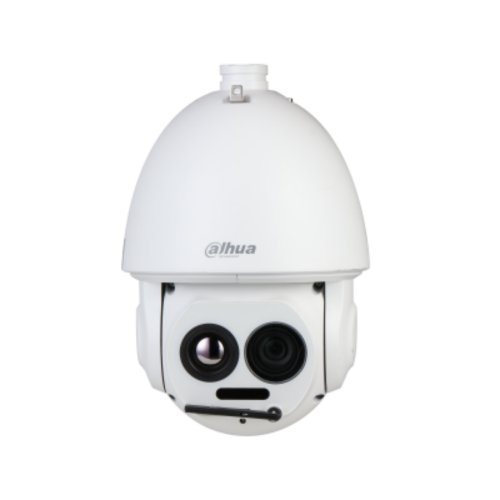 TPC-SD5641-TB19Z45 Dahua Speed dome termica ibrida IP AI da interno/esterno IP66, risoluzione 640x512, sensibilità 35 mK, ottica termica 19 mm spettro visivo 8~14 µm 4 MP ottica standard 3.95~177.75 mm zoom ottico 45x portata IR fino a 100 m