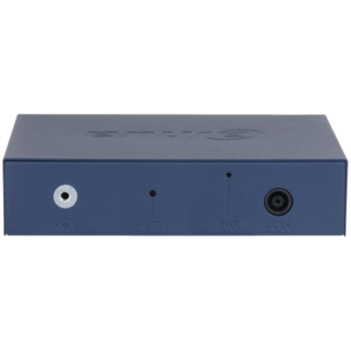 CS4006-4GT-60-V2 - Switch Cloud managed con 6 porte Gigabit 10/100/1000 Mbps, 4 PoE <60 W + 2 uplink, orange port 60 W, PoE watchdog, trasmissione PoE fino a 250 m, 53 Vdc, alimentatore incluso - Dahua