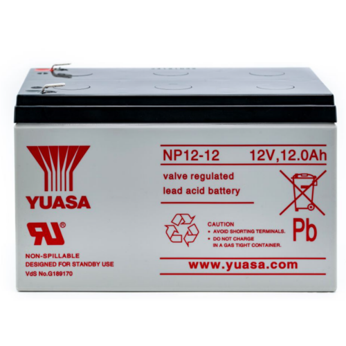 NP12-12 - Batteria 12V 12Ah con faston 6.35mm - Yuasa