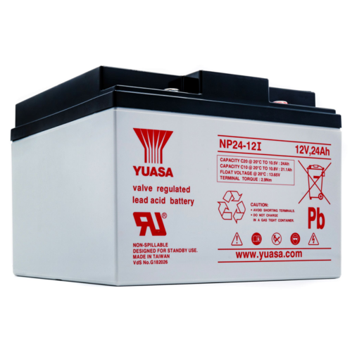 NP24-12I - Batteria VRLA uso industriale NP24-12 (12V 24Ah) con terminale M5 - Yuasa