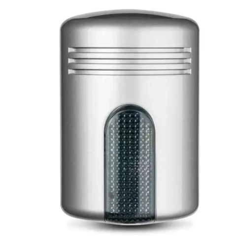 MINI-DOGE-L Venitem - Sirena piezoelettrica da interno 13,8V DC con lampeggiante a LED, suoni di alta potenza per allarme, bassa potenza di pre-allarme e LED blu alta luminosità per luce cortesia