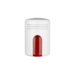 MINI-DOGE-L Venitem - Sirena piezoelettrica da interno 13,8V DC con lampeggiante a LED, suoni di alta potenza per allarme, bassa potenza di pre-allarme e LED blu alta luminosità per luce cortesia