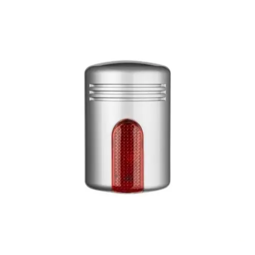 MINI-DOGE-L Venitem - Sirena piezoelettrica da interno 13,8V DC con lampeggiante a LED, suoni di alta potenza per allarme, bassa potenza di pre-allarme e LED blu alta luminosità per luce cortesia