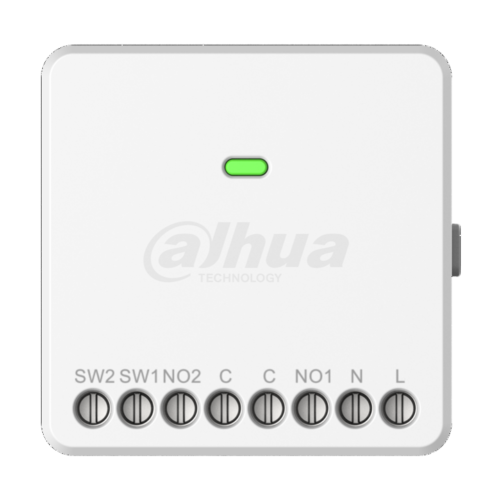 ARM7022-W2-868 - Relè wireless con 1 input 100-240 Vac e 1 output 100-240 Vac/10A (singolo canale)/100-240 Vac/8A (doppio canale), controllo tapparella, 1 tasto - Dahua