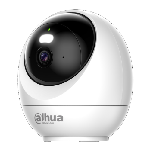 H3JE - Mini PT Wifi 6 dual band da interno, risoluzione 3Mp, ottica 2.8mm, IR 10mt, audio bidirezionale, AI human detection e pet detection, DWDR, 5Vdc - Dahua