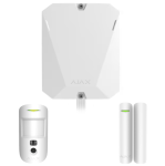 KIT-SUPERIOR - Kit composto da 1 Centrale Hub Hybrid (4G), 1 MotionCam S (PhOD), DoorProtect S Plus (8PD) - colore bianco - AJAX