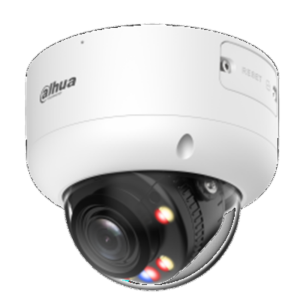 IPC-HDBW3849R1-ZAS-PV-PRO - Telecamera dome IP AI WizSense TiOC PRO WizColor con Smart Dual Illuminator antivandalo IK10 8MP, ottica motorizzata 2.7~13.5 mm, IR/warm light fino a 50/40 m, in/out allarme, audio bidirezionale, PoE - Dahua