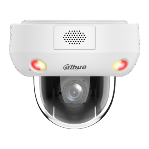 IPC-PT2449Z-Z5-AS-PV - Telecamera PT IP TioC AI 4MP, ottica 2.7-13.5mm, Zoom ottico 5X, Starlight, audio bidirezionale, deterrenza attiva (audio/led bianco), IVS, SMD Plus, Autotracking Lite, MicroSD, IP66, alim. 12Vdc/PoE - Dahua