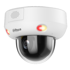 IPC-PT2449Z-Z5-AS-PV - Telecamera PT IP TioC AI 4MP, ottica 2.7-13.5mm, Zoom ottico 5X, Starlight, audio bidirezionale, deterrenza attiva (audio/led bianco), IVS, SMD Plus, Autotracking Lite, MicroSD, IP66, alim. 12Vdc/PoE - Dahua