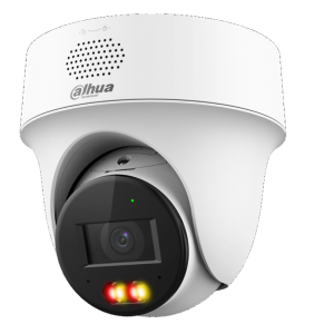 IPC-PT1439H-PV - Telecamera PT IP TioC AI 4MP, ottica 2.8mm, Starlight, audio bidirezionale, deterrenza attiva (audio/led bianco), IVS, Human Detection, Vehicle Detection, MicroSD, IP66, alim. 12Vdc/PoE - Dahua