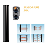 SANDOR PLUS Doppia Ottica h. 100 cm 2RX._ALIM.220V +BATT