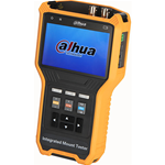 PFM900-E-V2 - Tester con display 4" IPS e tastiera fisica QWERTY per segnali video CVBS, HDCVI, AHD, TVI e IP. Funzioni di controllo PTZ e analizzatore di RS485, audio e multimentro digitale - Dahua