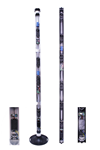 SANDOR SMA WS 215 - Barriera IR a basso assorbimento con range da 1 a 50 metri composta da 2 colonne con da 2 raggi (2TX+2RX) doppia ottica (2 paralleli o 4 incrociati), H 150 cm, batterie 3,6V 19Ah incluse.  - Politec