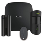 STARTERKIT CAM - Kit composto da 1 Centrale Hub 2, 1 Rivelatore di Movimento con videoverifica MotionCam, 1 Contatto Magnetico per porte e finestre DoorProtect, 1 Telecomando SpaceControl - colore nero - AJAX