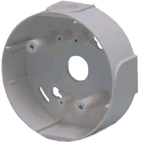 SMK400EAP-IV Notifier Anello adattatore di colore avorio per basi serie 400. Utile per installazione a soffitto del sensore con predisposizione di ingressi laterali per passaggio tubi di diametro 20mm massimo. Dimensioni: altezza 34,5 e diametro 103,5 mm.