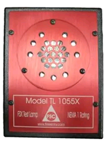 TL-1055 Notifier Lampada Test IR per il collaudo dei rilevatori FSX, versione non explosion-proof . Caricabatterie universale incluso