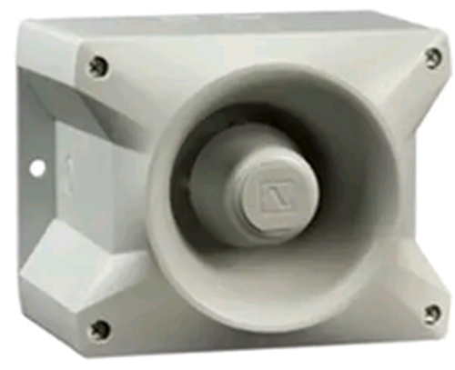PA-10-GREY Notifier Sounder 10-60V IP 66. 3 Selezioni esterne della tonalità e internamente tra 64 toni diversi. Volume regolabile interno. Calotta antiurto colore Grigio. Temperatura -40 + 55C°. Certificata EN 54.3