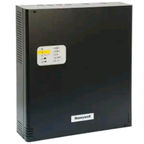 HLSPS25 Notifier Alimentatore ausiliario switching 24Vcc-65W a microprocessore in box metallico. Batterie da 17Ah max. Dispone di 10 LED sul frontale e 7 LED interni per segnalazione guasti, 2 circuiti di uscita (2 x 1,1A) configurabili anche come unico d