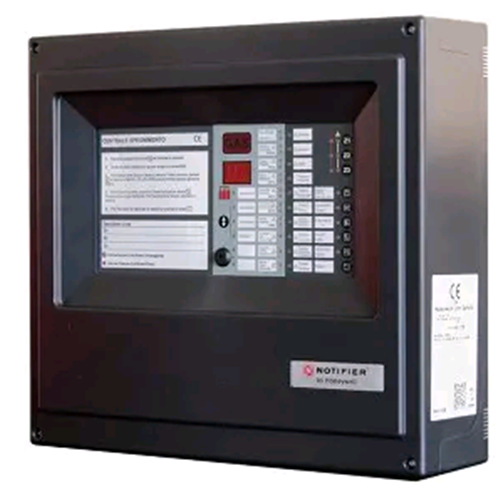 RP1R-2PLUS Notifier Centrale di rivelazione e spegnimento, tre zone di rivelazione e un canale di spegnimento. Dotata di circuiti d'ingresso per segnalazioni di stato quali controllo di flusso, bassa pressione, ecc. e di uscite per allarme, comando spegni