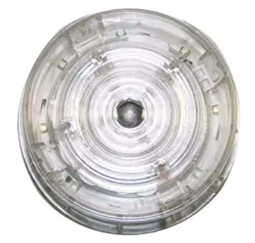 WRA-PC-I02 Notifier Sirena con lampeggiante con corpo bianco e led rosso indirizzata da loop a mezzo di selettori rotativi con isolatore integrato.  Potenza acustica massima di 97 dB a 1 metro con 32 diverse tonalità. Certificata EN54-3, EN54-17 e EN54-23