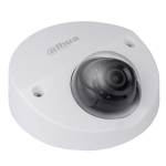 IPC-HDBW4431F-M12-S2 - Telecamera IP Dahua Dome antivandalo IK10 per mezzi mobili 4Mp, ottica fissa 2.8mm, IR 25 mt, WDR 120dB Starlight, 3D DNR, slot MicroSD, capsula microfonica integrata, IP67, alim. PoE - Dahua