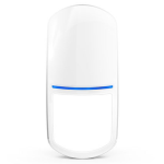 SLIM-PIR-LUNA - Rilevatore di movimento PIR con luce di emergenza, regolazione della sensibilità di rilevazione con telecomando OPT-1 (snodo BRACKET-D incluso) - Satel