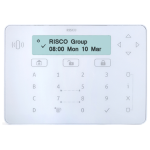 RPKELPWT000B - Tastiera touch ELEGANT Bianca con lettore di prossimità a 13,56 MHz (senza tag). - Risco