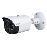 TPC-BF1241-B10F12-DW-S2 : Telecamera biottica termica, serie Eureka con tecnologia WizSense, risoluzione 4MP (ottica) / 256×192 (termica), ottica 12mm (ottica) / 10mm (termica), IR 30mt, Fire e Smoking Detection con allarme a bordo, PoE - Dahua 